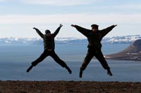 Ingrid og Johannes på Svalbard